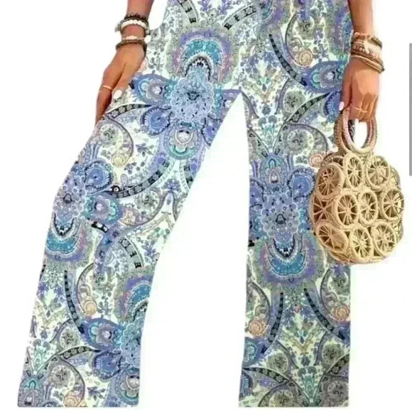 Chico’s Mystic Medallion Palazzo Pants Woman’s Size 0 Regular (Size 4-6) - Picture 1 of 7